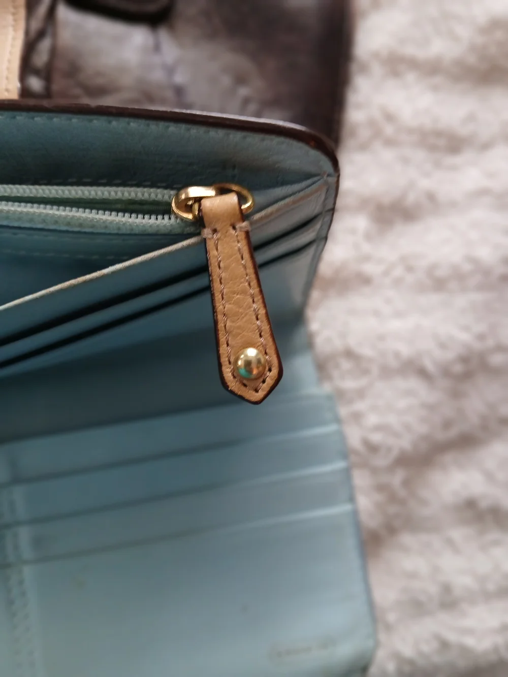 Coach Vintage Leather Wallet Bundle - Brown And Beige.